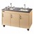 Lil Deluxe Child Height Double Basin Portable Sink